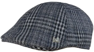 Headchange Econo Plaid Wool Blend 6 Panel Ivy Hat Duck Bill Scally Cap Driver - Picture 1 of 28