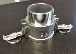 1/2" Camlock Fitting Typ B 316 Edelstahl Innengewinde Camlock x Außenrohr NPT - Bild 1 von 1