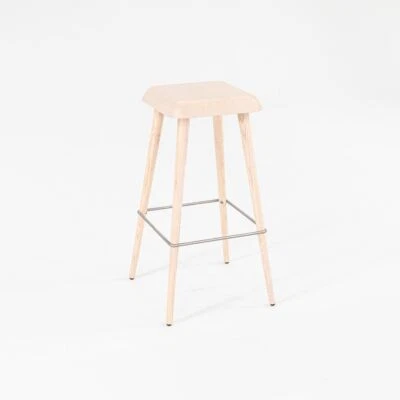 2022 Martin Solem for Cappellini Alto Daddy Longlegs Bar Stool in Bleached Ash - Image 1 of 4