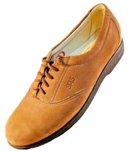 SAS Shoes Womens Tripad Comfort 6.5 S Lace Up Nubuck Leather Whisper Brown AAA - Picture 1 of 12