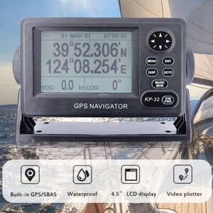 Navegador marino GPS/SBAS de 4,5 pulgadas con pantalla LCD localizador de navegación para ONWA KP-32 - Imagen 1 de 10