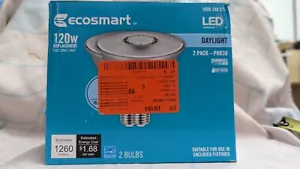 Ecosmart 120 Watt Replacement LED Dimmable Daylight Light Bulbs 2 Pack - 654 087 - Picture 1 of 3