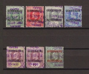 GILBERT & ELLICE ISLANDS 1911 SG 1/7 USED - Picture 1 of 1