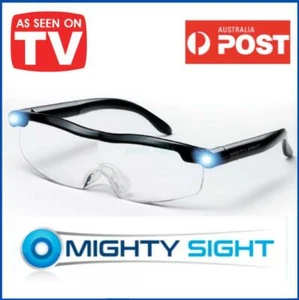 AU Mighty Sight LED Magnifying Eyewear HD Rechargeable Glasses - As Seen On TV - Picture 1 of 9