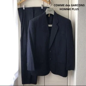 COMME des GARCONS HOMME PLUS suit set Jacket Pants S size Navy from Japan - Picture 1 of 9