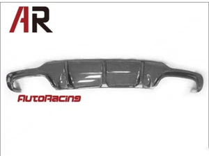 Carbon Fiber Rear Bumper Diffuser 2012+ W204 C200 C250 C300 C350 C63AMG Sedan - Foto 1 di 2