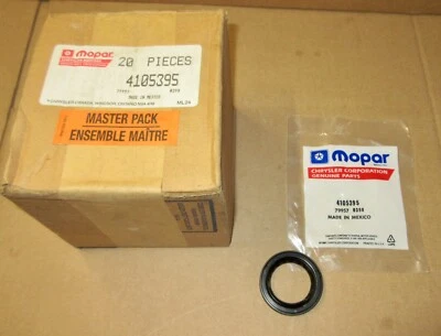 20 Pack Mopar 4105395, 1981-1995 Chrysler Dodge inter shaft seal 2.2L, 2.5L NOS - Image 1 of 4