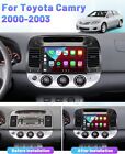 For Toyota Camry 2000-2006 Carplay Android 13 Car Radio Stereo Gps Wifi Fm Rds