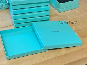 Tiffany & Co 1 Presentación Regalo Caja Azul para Collar Pulsera Almacenamiento etc. - Imagen 1 de 5