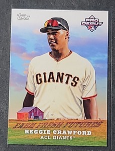 Reggie Crawford 2023 Topps Pro Debut Farm Fresh Futures Insert #FF-19 ACL Giants