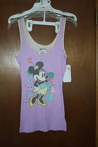 Tanque para dormir Disney Minnie Lavender nuevo con etiquetas grande - Imagen 1 de 1