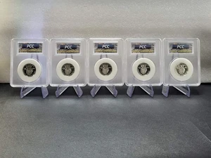 2006-S Silver - PCC PR70 DCAM ~ Proof 5 Coin Statehood Quarter Set 1st Day Issue - Picture 1 of 7