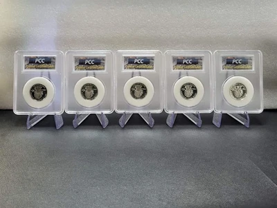 2006-S Silver - PCC PR70 DCAM ~ Proof 5 Coin Statehood Quarter Set 1st Day Issue - Image 1 of 4