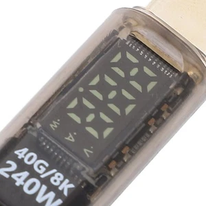 Type C Adapter USB 4.0 PD 240W Fast Charging 40Gbps 8K Digital Display Full F FY - Zdjęcie 1 z 24