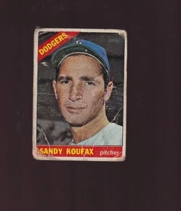 1966 Topps #100 Sandy Koufax - Picture 1 of 1
