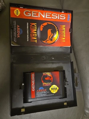 Mortal Kombat (Sega Genesis, 1993) CIB Complete w/Manual - Image 1 of 3