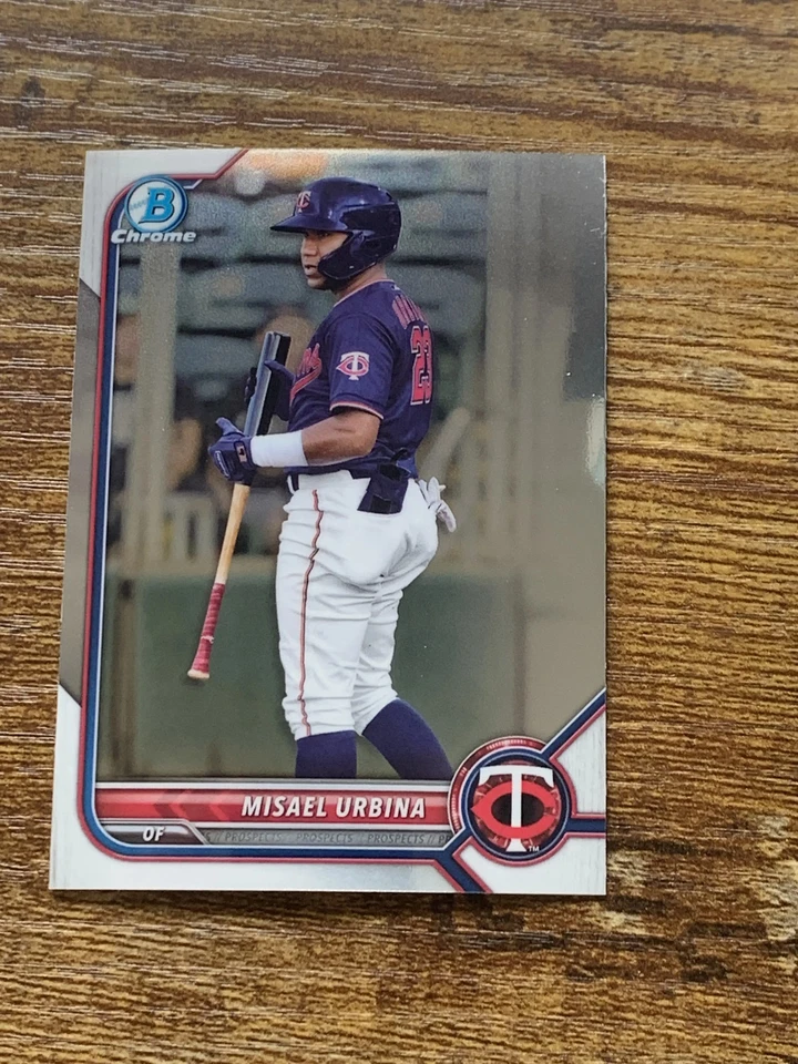 2022 Bowman Misael Urbina Chrome #BCP-86 Minnesota Twins - Image 1 of 1
