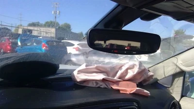 2020 Chrysler Pacifica Interior Rear View Mirror in Black (Textured) - Image 1 of 4