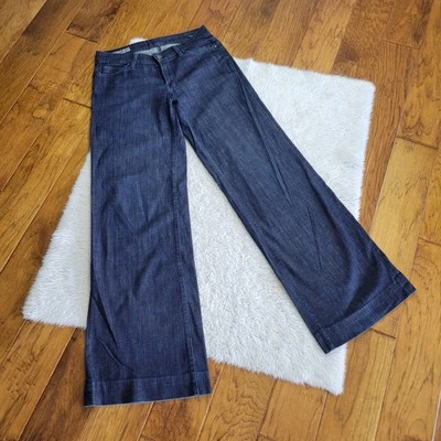 Citizens of Humanity Garbo Palazzo Pants Wide Leg Jeans Women's 28 Dark Wash - Image 1 of 4