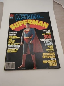 FAMOUS MONSTERS OF FILMLAND #152 1979 April Warren Magazine FINE SUPERMAN COVER - Picture 1 of 3
