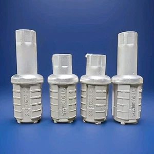 Lot 12 Aluminum/Plastic Adjustable Bullet Feet for Commercial Work Tables 1-5/8 - Picture 1 of 5