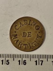 JETON 5 CENTIMES CASINO DE MARTIGNY Ref21310J - Picture 1 of 2