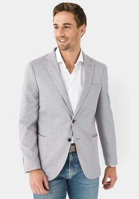 NUEVO JOHNNIE-O GRIS CLARO WILHELM ABRIGO DEPORTIVO CHAQUETA BLAZER TALLA 40R Foto 1 de 4