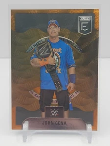 JOHN CENA 2023 DONRUSS ELITE WWE ORANGE TITLE WAVES PARALLEL! #38/49! - Bild 1 von 2