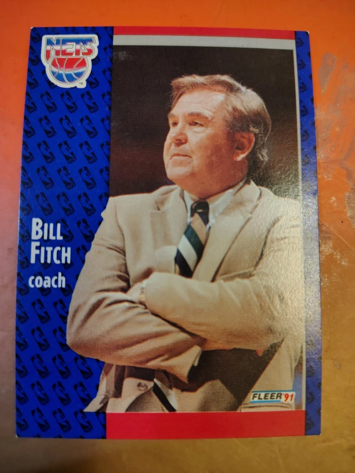 1991-92 Fleer - Bill Fitch #132 - Image 1 of 1
