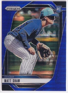 2025 Panini Prizm Prizms Blue Pulsar #155 Matt Shaw RC /75 - Picture 1 of 1