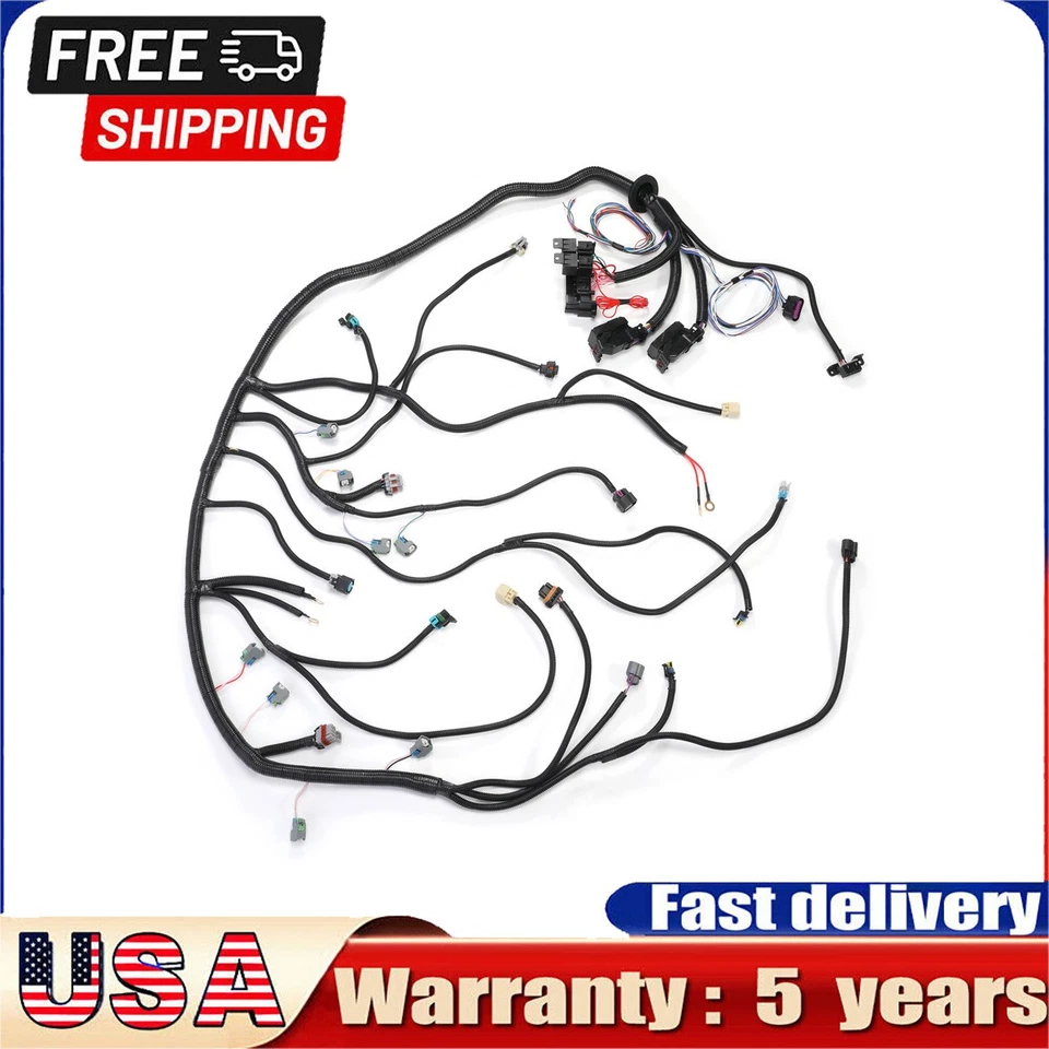 LS Wire Harness Fits LS3 LS2 6.2L 6L80E 6L90E 58X DBW 2006-2015 USA 1x US TR6060 - Image 1 of 4
