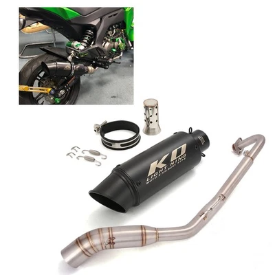 Silenciador silenciador tubo enlace delantero sistema escape Kawasaki Z125 Pro hasta 2023 Foto 1 de 4