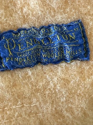 Vintage Pendleton Blanket Solid Pink Virgin Wool  70” X 58” - Image 1 of 4