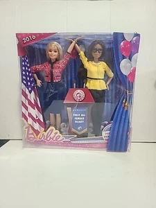 2016 Barbie President & Vice President Dolls 2 Pack Retired New Imperfect Box - Picture 1 of 7