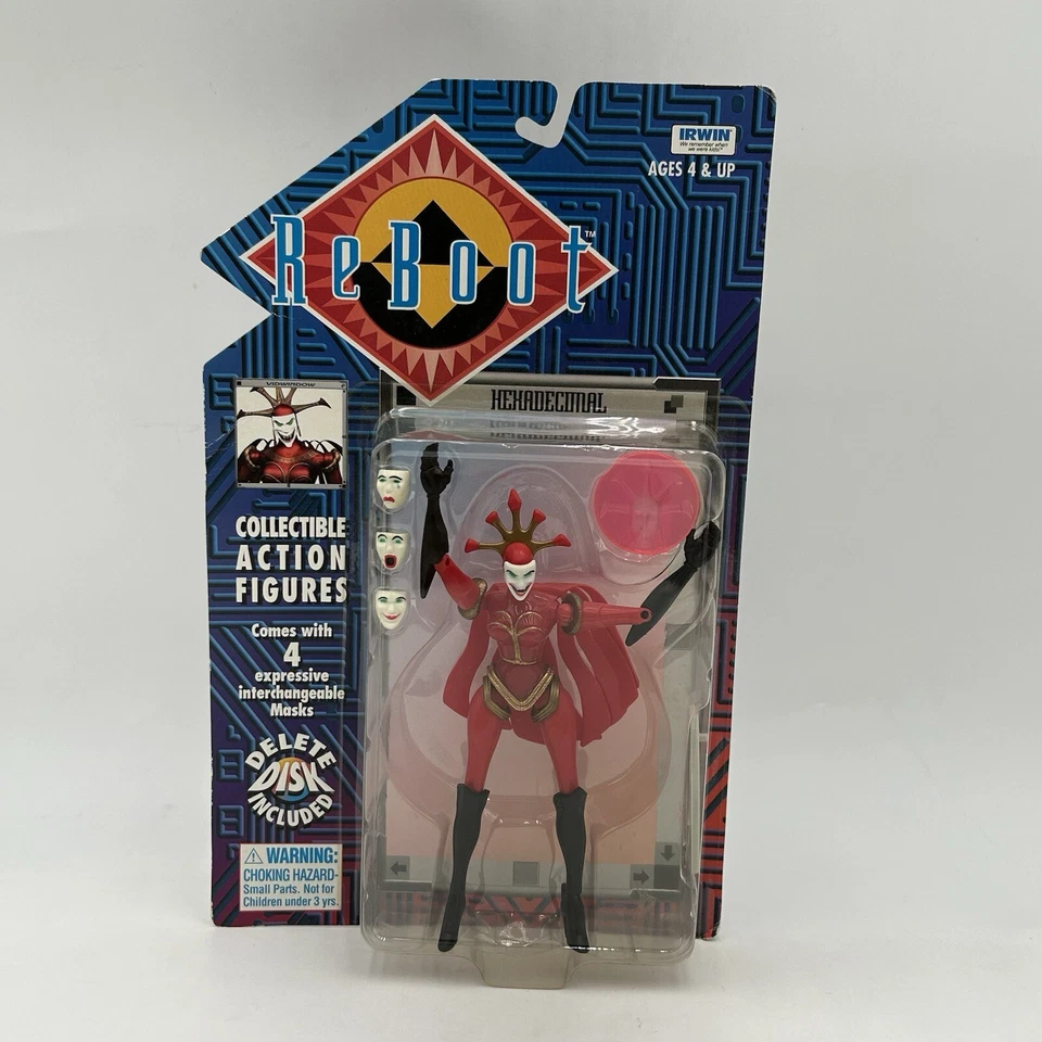 Hexadecimal 1995 Collectible 7 Inch Action Figure Reboot IRWIN