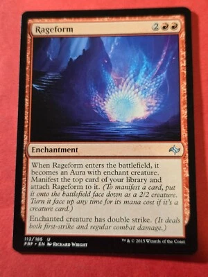 2015 Magic The Gathering Fate Reforged #112 Rageform, UC, R, NF, cd1 - Image 1 of 3