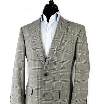 Cashmere Silk x Isaia Italy Brooks Golden Fleece Plaid Jacket Sport Coat - Image 1 of 4