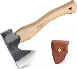 Freelander Survival Axt Camping Beil, 27CM Klein Outdoor Axt mit Holzgriff - Bild 1 von 6