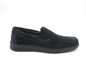 Enval Soft scarpe da uomo mocassini in camoscio blu memory foam eleganti college - Picture 1 of 6