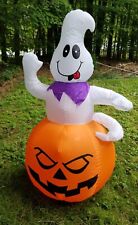 GOOSH 5.5 FT Halloween Inflatable Outdoor Ghost Jack-o-lantern Pumpkin