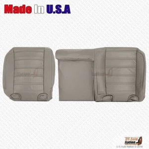 2003 2004 Hummer H2 REAR Driver & Passenger Tops Genuine Leather Cover Gray - Bild 1 von 5