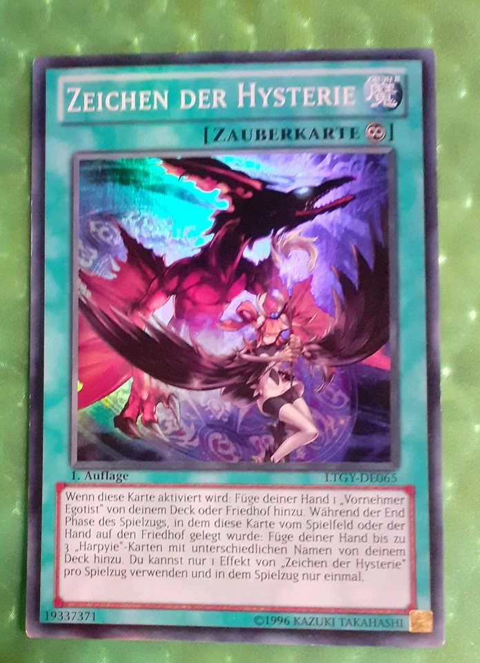 Yu-Gi-Oh LTGY, Zeichen der Hysterie "near mint", 1. Auflage - Bild 1 von 1