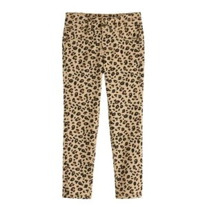 Sonoma Girls Cheetah Animal Print Brown Jegging Pants Girl Size 7 Regular NEW - Picture 1 of 3