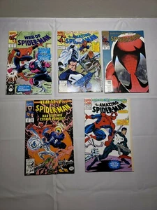 VINTAGE zufällige Spiderman Comics aus den 1990er Jahren Konvolut [alle kommen zusammen]  - Bild 1 von 12