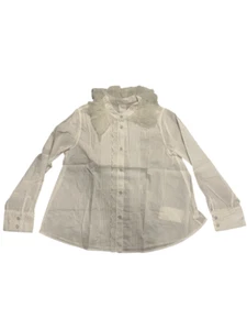 JNBY - White Dressy Blouse Size 10/12Y NWT - Picture 1 of 2