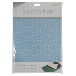 Trimits Quilter's Multi-Mat 30 x 24cm - Blue Spot - Picture 1 of 1