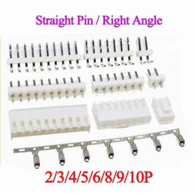 VH 3.96mm Plug + Socket + Crimps 2-10p Crimp Connector B2W (JST VH Style) - Image 1 of 4