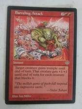 MTG Magic the Gathering English Barreling Attack 1996 Mirage NM