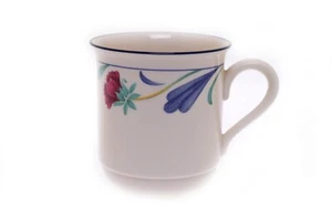 Lenox Chinastone Poppies On Blue Coffee Tea Cup Mug - Picture 1 of 3