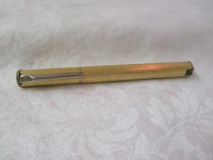 Vintage KGM brushed gold tone Lighter Pen shaped - Picture 1 of 4